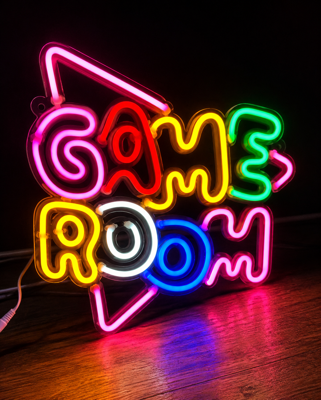 Cartel LED Neon “GAME ROOM” - Iluminación Decorativa