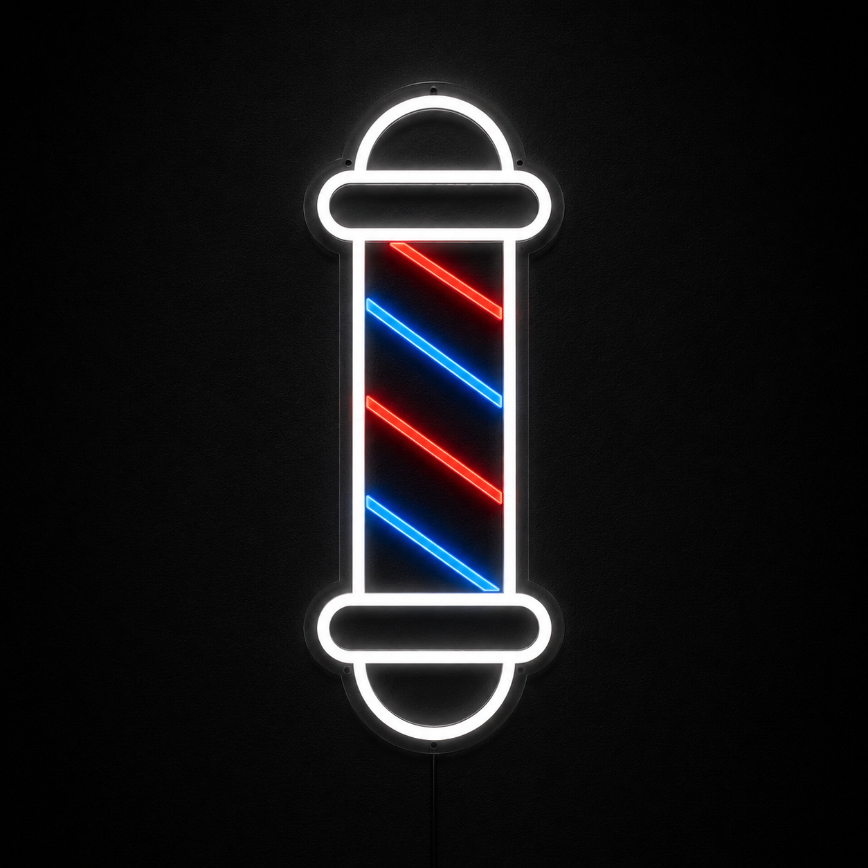 Cartel LED Neon “POSTE BARBER” - Iluminación Decorativa